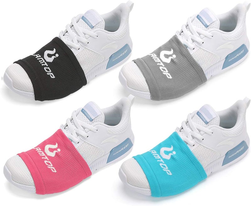 LAMANTOP Dance Shoe Socks on Smooth Floors Over Sneakers,Smooth Pivots and Turns to Dance on Wood Floors Protect Knees - Image 1